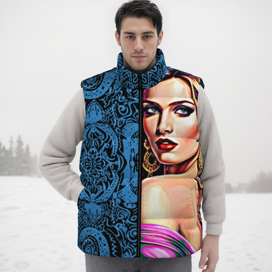 kokorepublic Print Unisex Down Vest