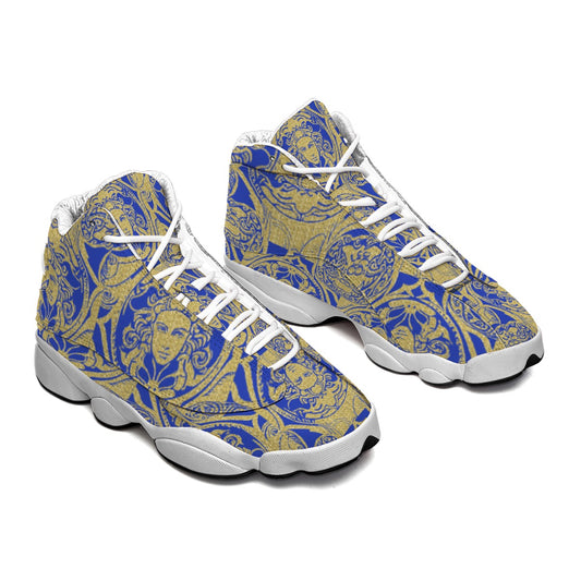 Kokorepublic Men's Curved Basketball Shoes With Thick Soles