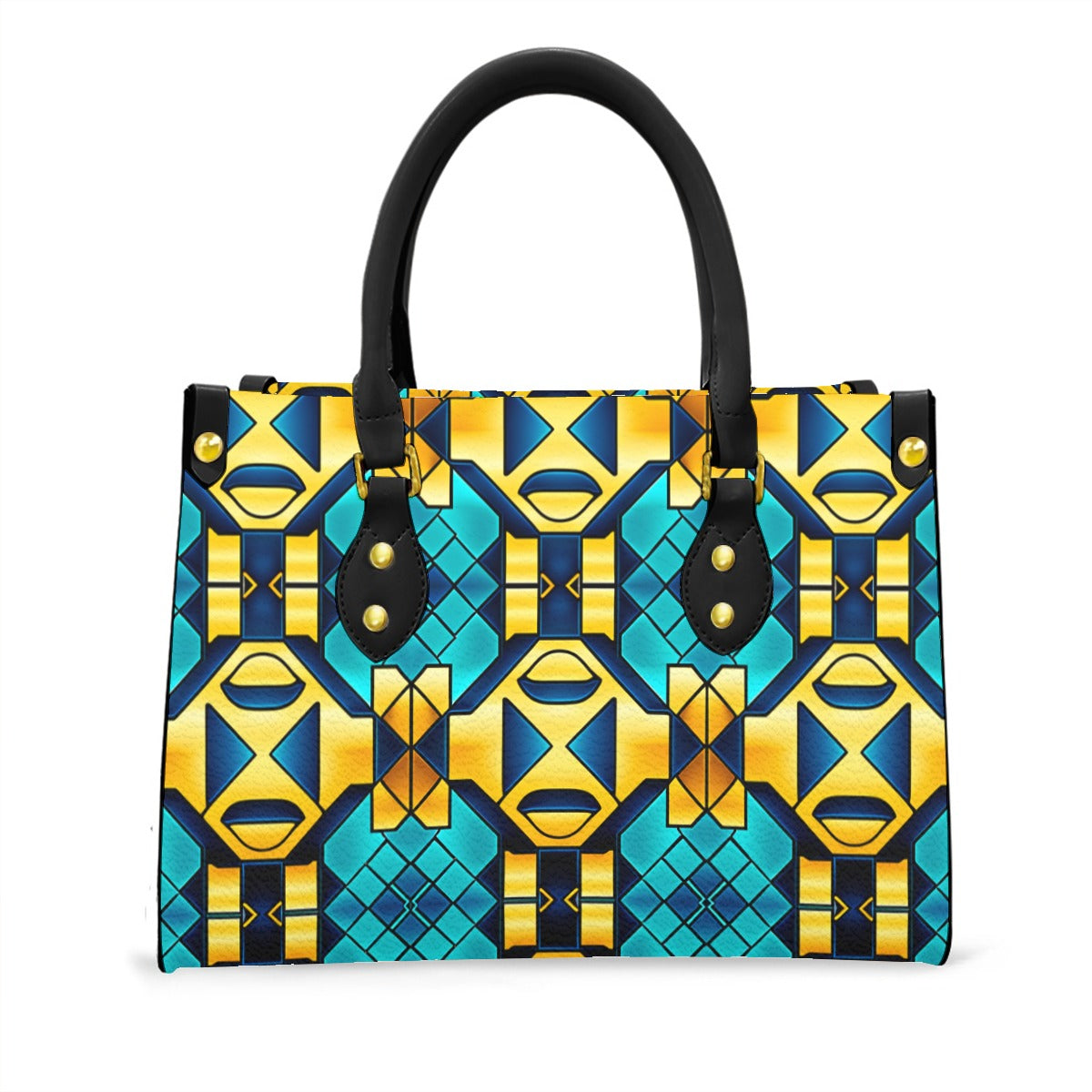 kokorepublic Women's Tote Bag With Black Handle
