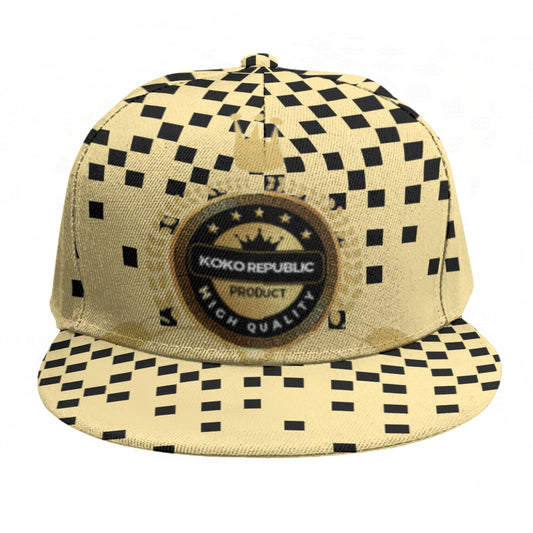 Baseball Cap With Flat Brim