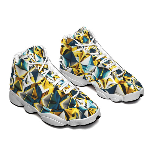 kokorepublic Men's Curved Basketball Shoes With Thick Soles