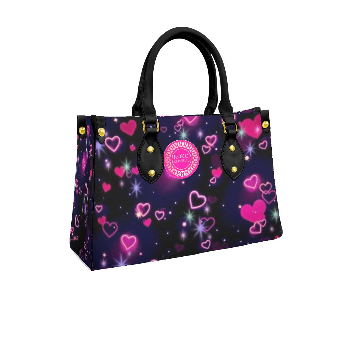 kokorepublic Women's Tote Bag With Black Handle