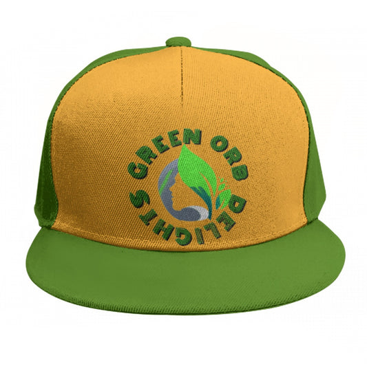Baseball Cap With Flat Brim