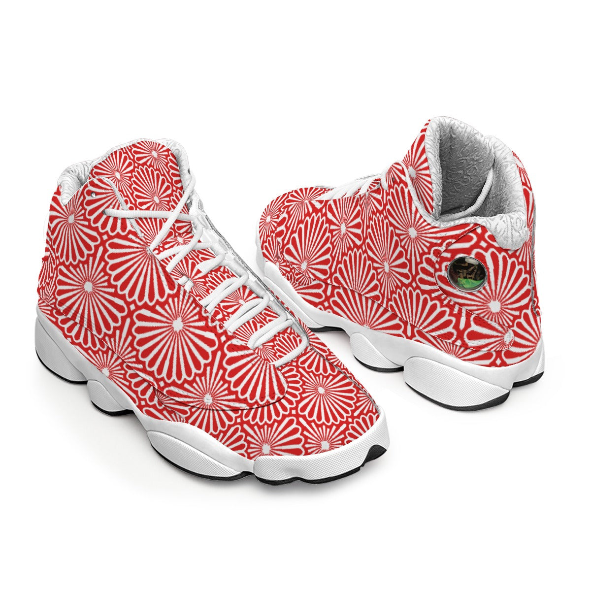 Kokorepublic Men's Curved Basketball Shoes With Thick Soles