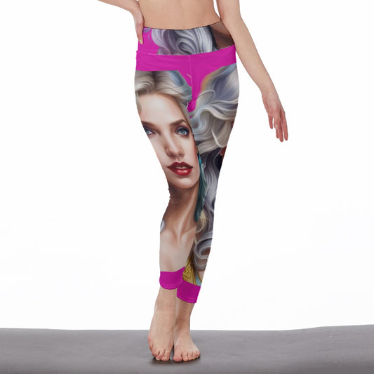 KokoRepublic Women's High Waist Leggings | Side Stitch Closure