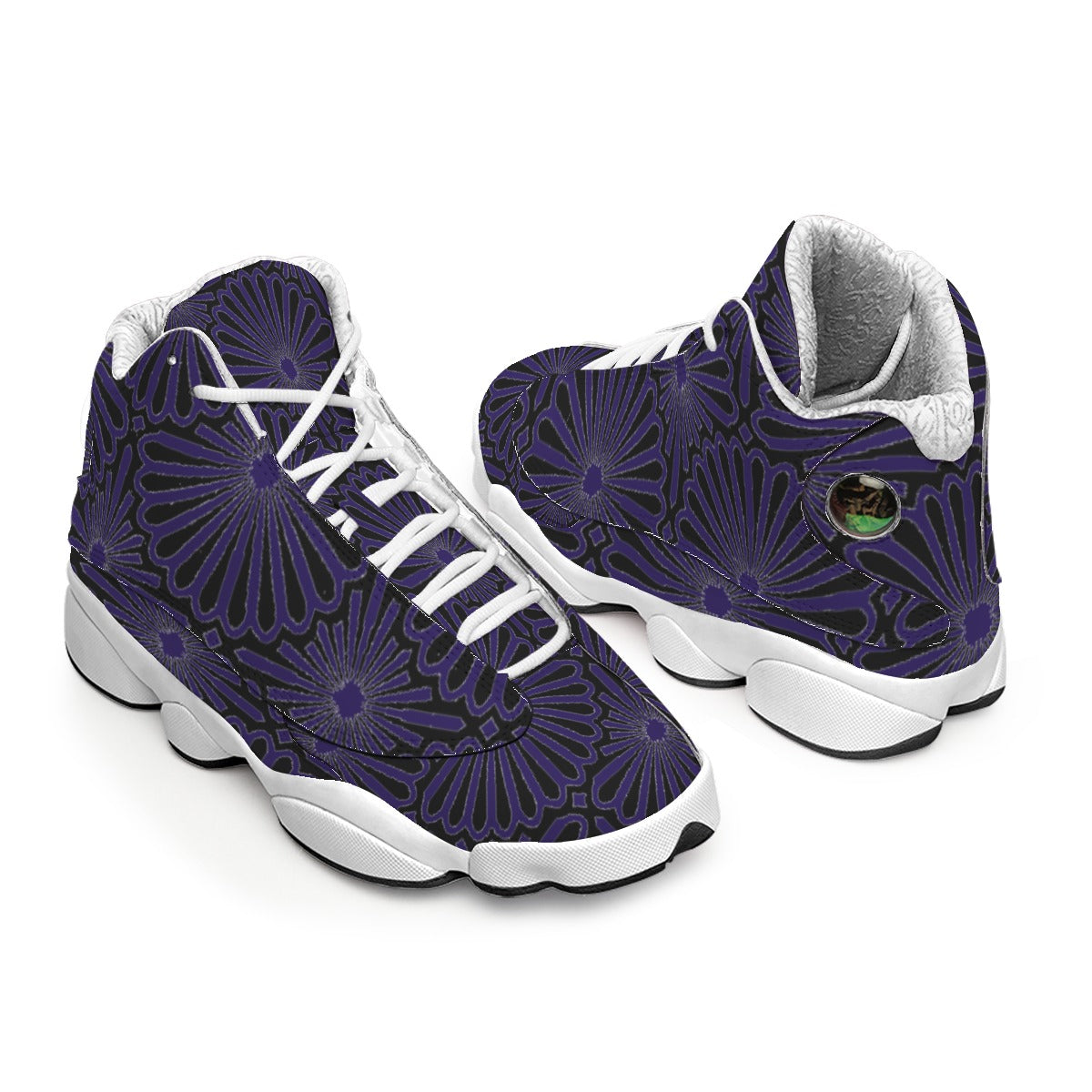 kokorepublic Men's Curved Basketball Shoes With Thick Soles