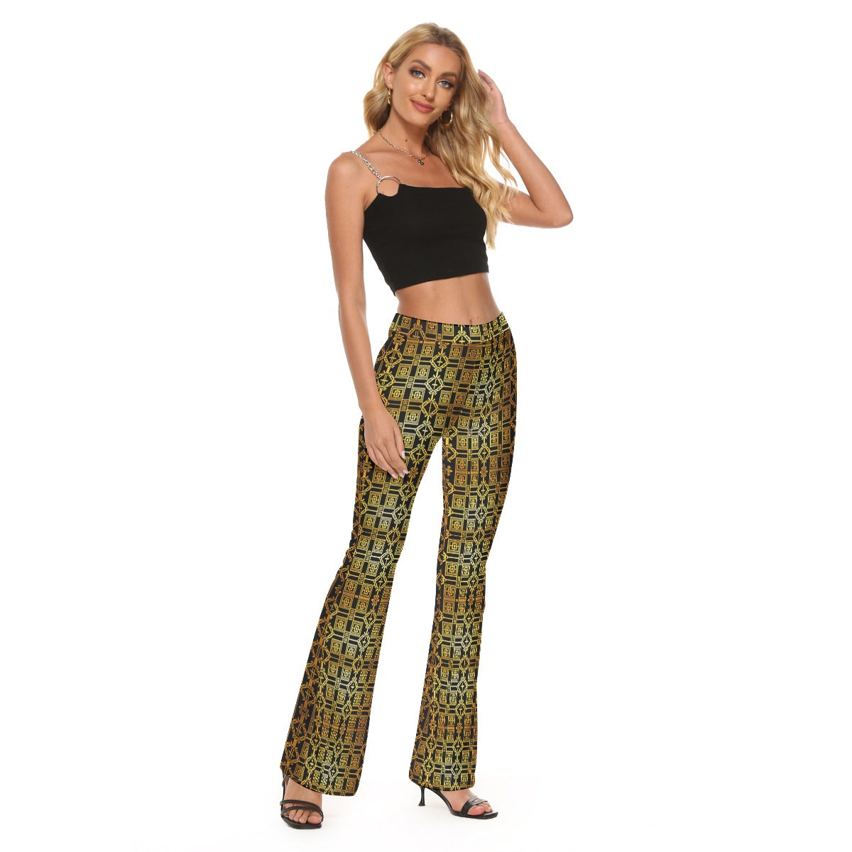 kokorepublic Print Women's Skinny Flare Pants