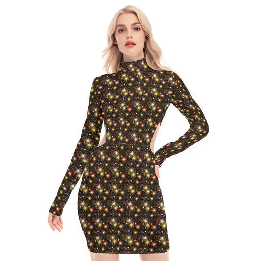 kokorepublic Print Women's Waist Hollow Hip Dress