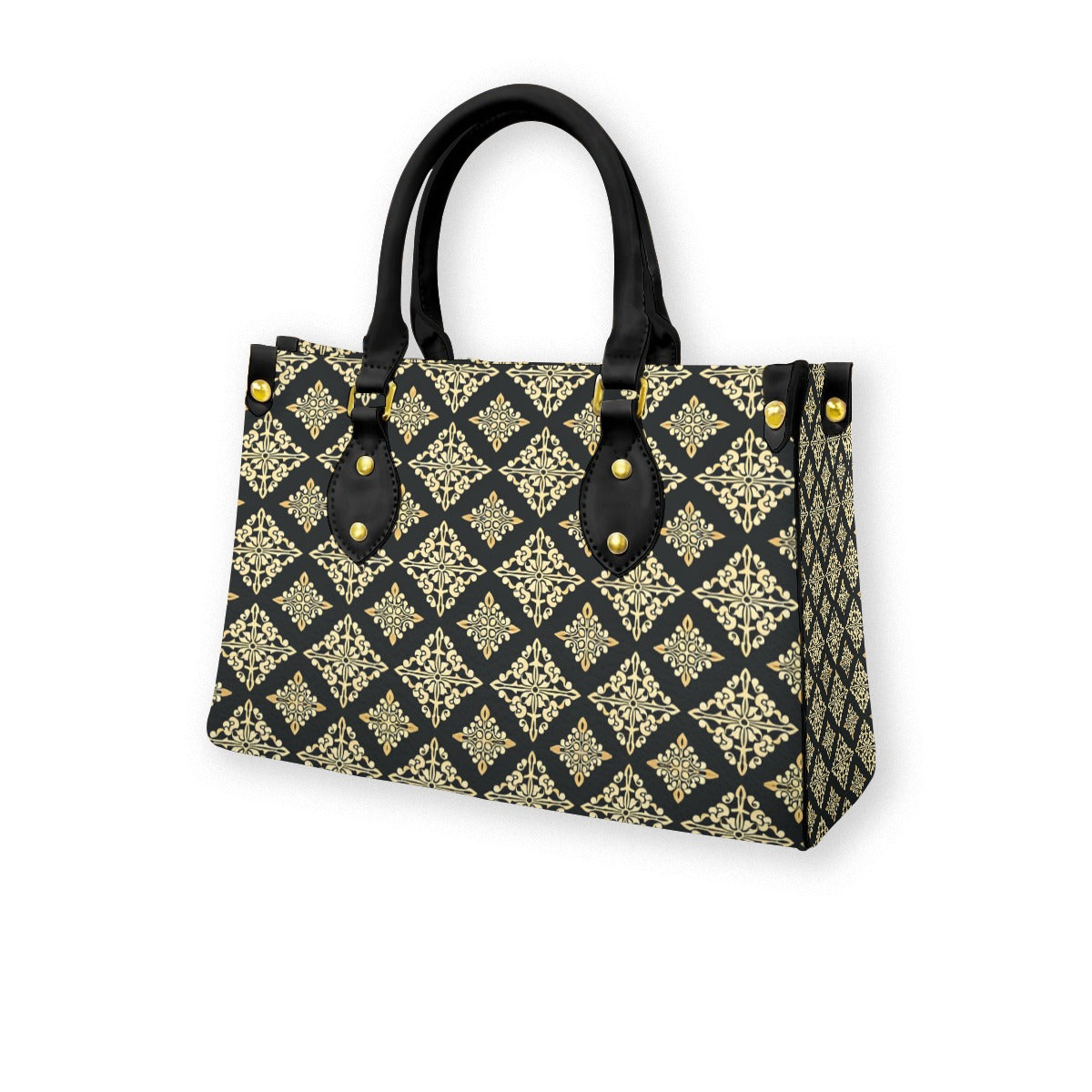 kokorepublic Women's Tote Bag With Black Handle