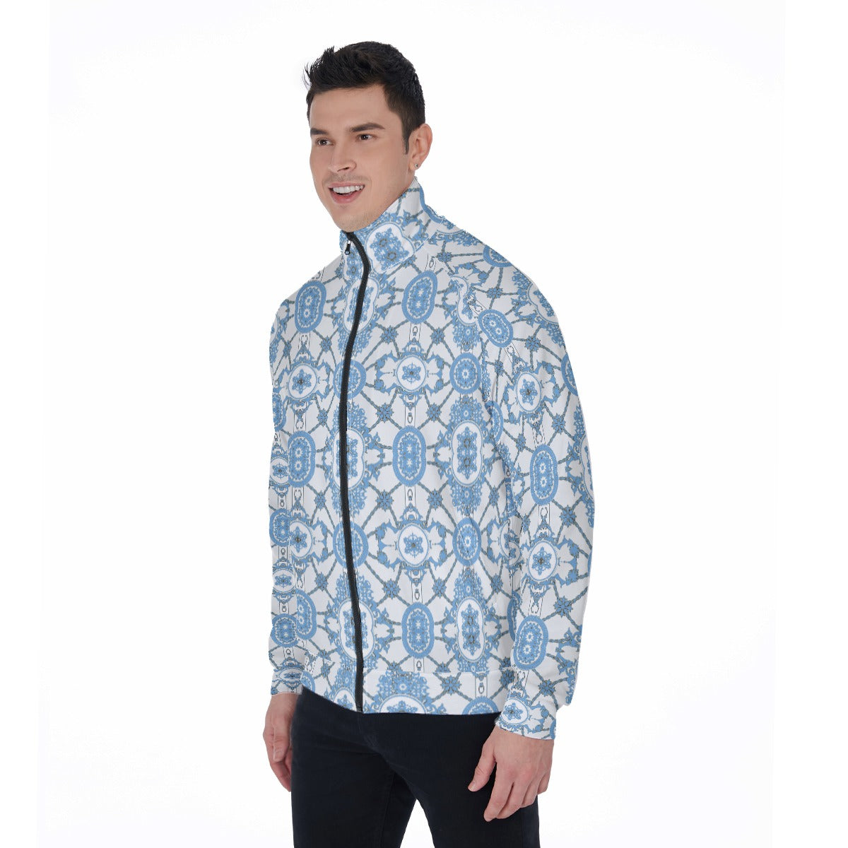 kokorepublic  Men's Stand Collar Jacket