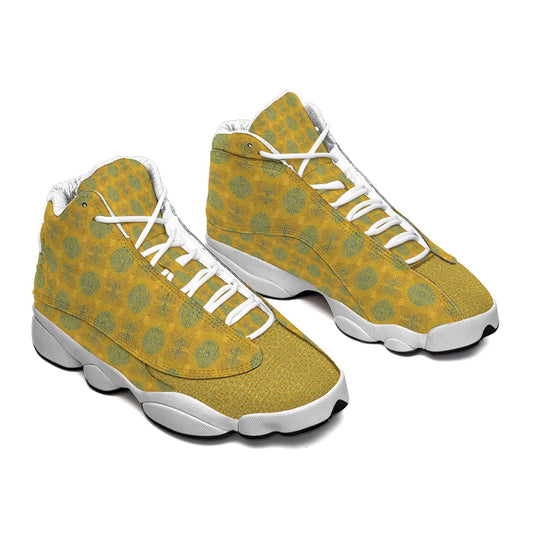 kokorepublic Men's Curved Basketball Shoes With Thick Soles