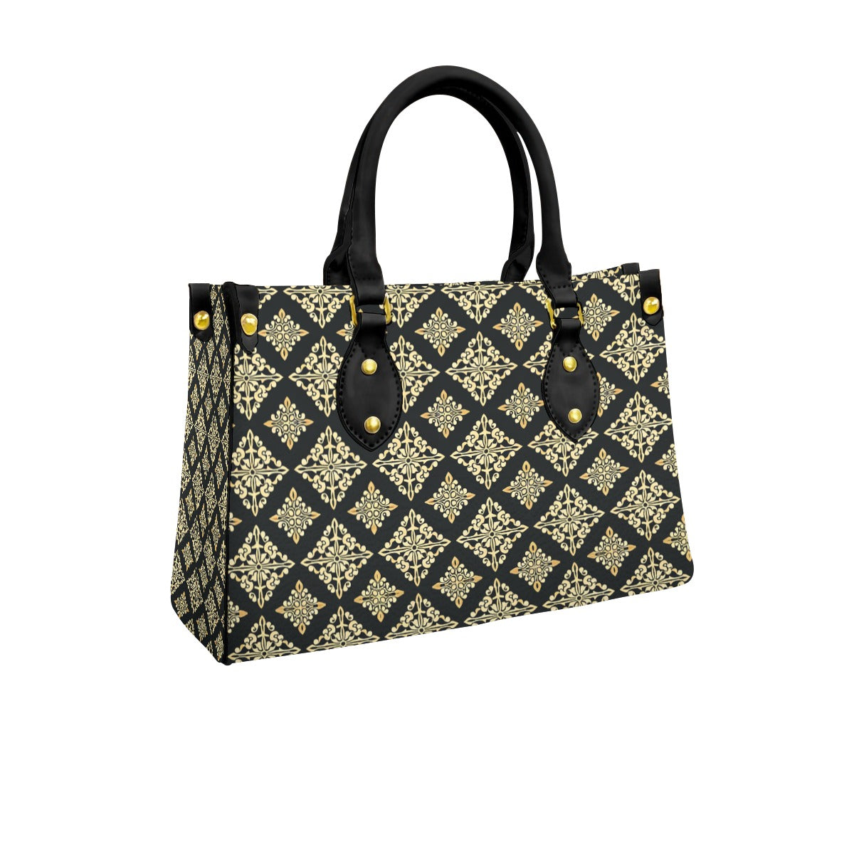 kokorepublic Women's Tote Bag With Black Handle