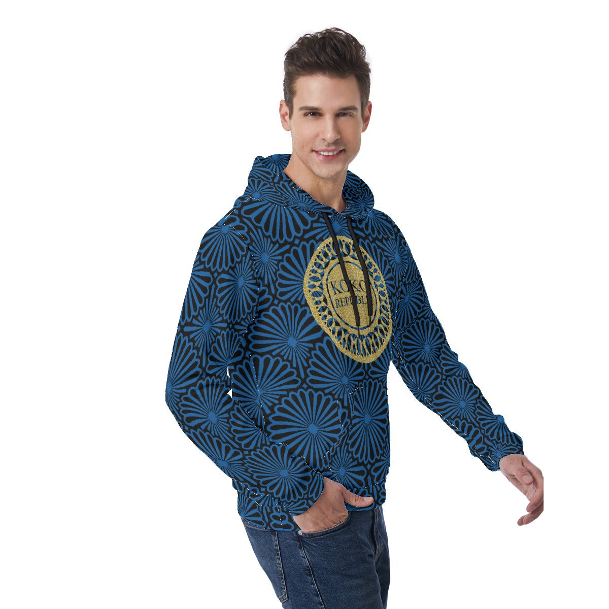 kokorepublic Men's Thicken Pullover Hoodie With Inner Hood