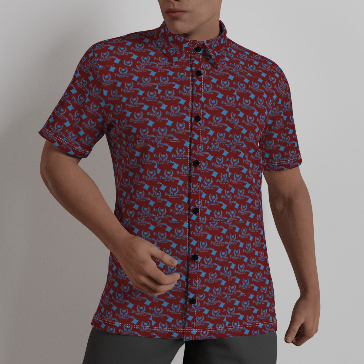 All-Over Print Men's Shirt