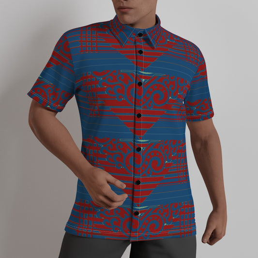 All-Over Print Men's Shirt