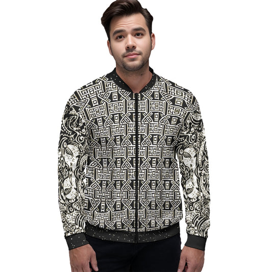 kokorepublic Print Unisex Bomber Jacket