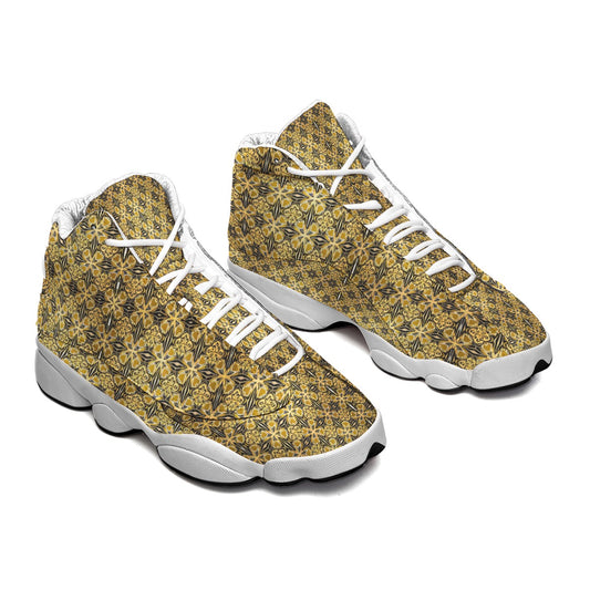 kokorepublic Men's Curved Basketball Shoes With Thick Soles