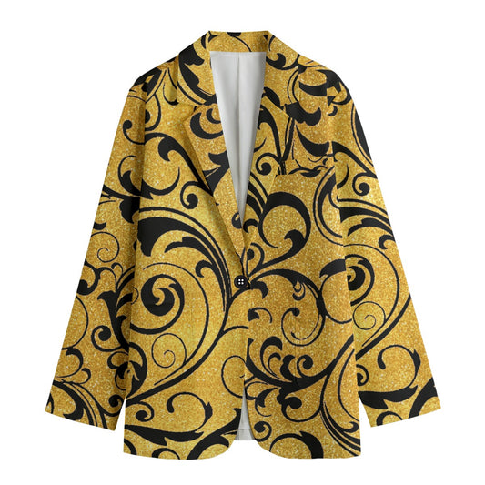 Kokorepublic Print Women's Leisure Blazer | 245GSM Cotton