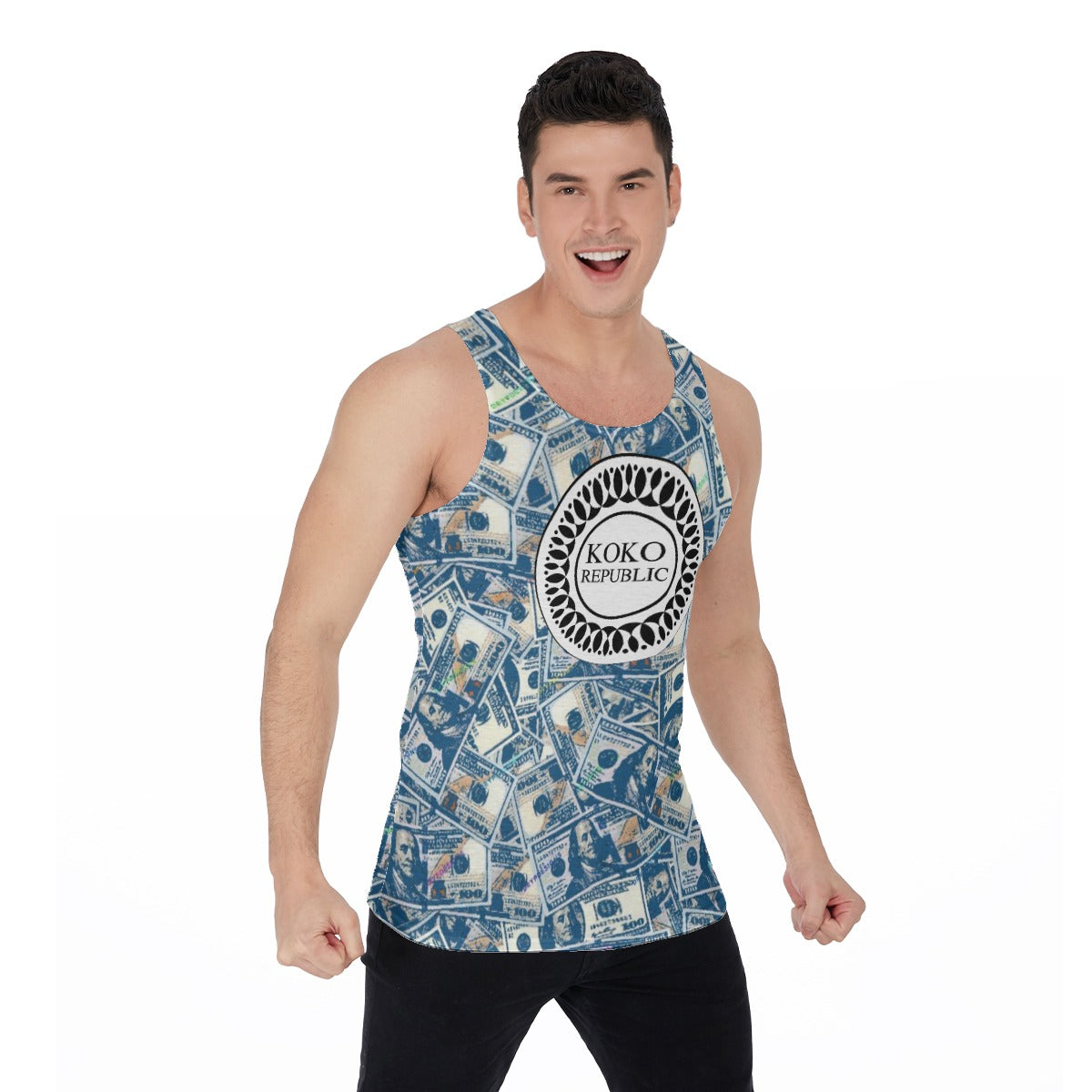 kokorepublic Print Men's Tank Top