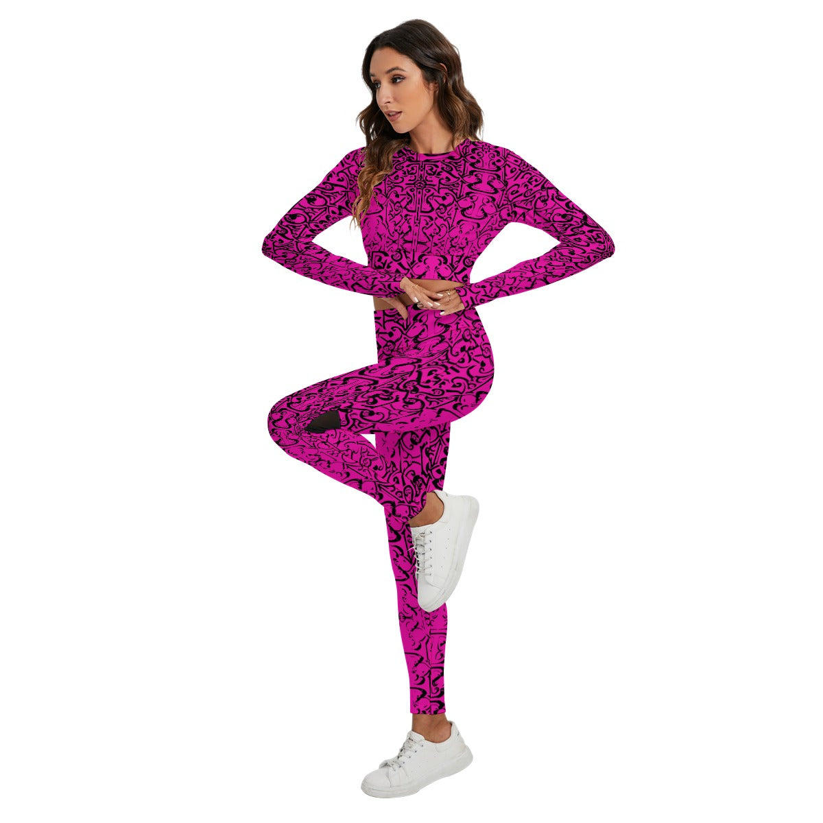 kokorepublic  Women's Sport Set With Backless Top And Leggings