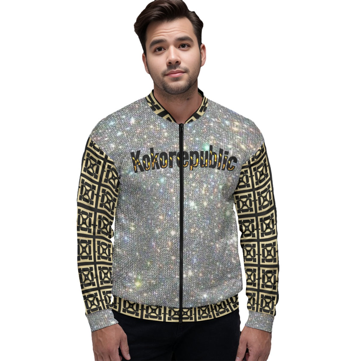 kokorepublic Print Unisex Bomber Jacket