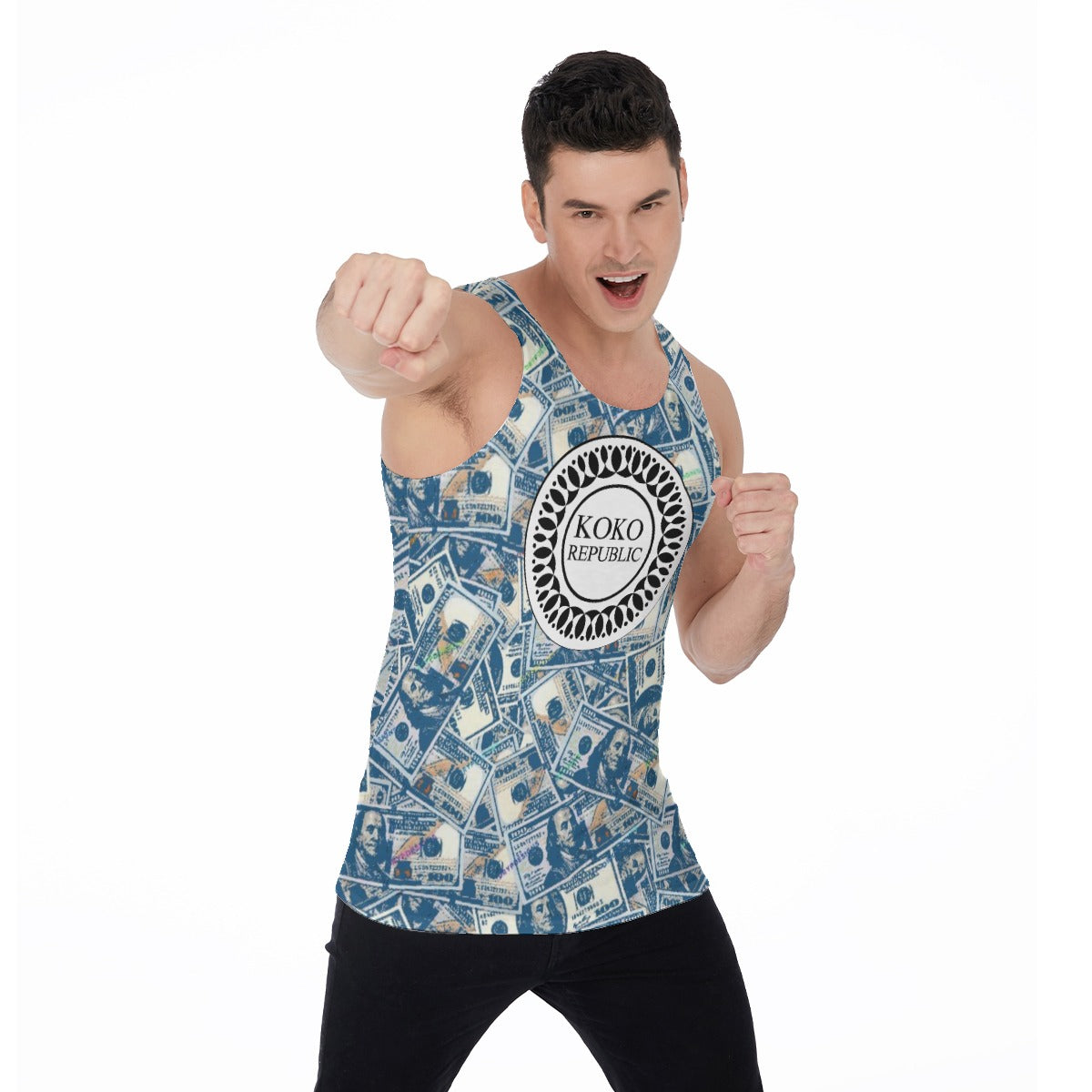 kokorepublic Print Men's Tank Top