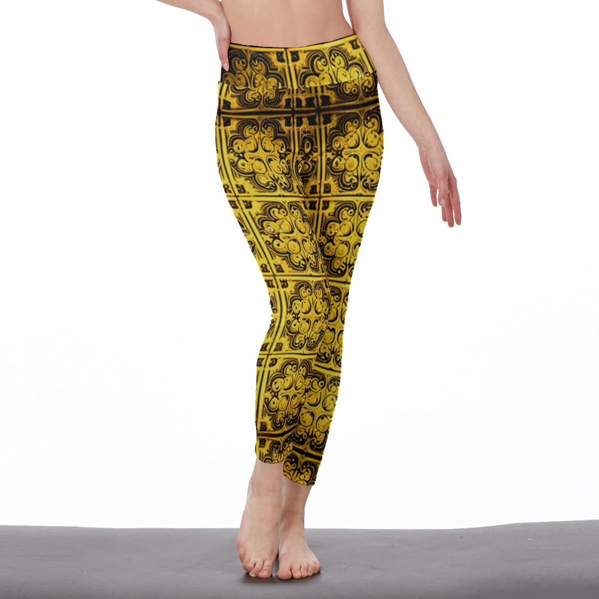 kokorepublic Print Women's High Waist Leggings | Side Stitch Closure