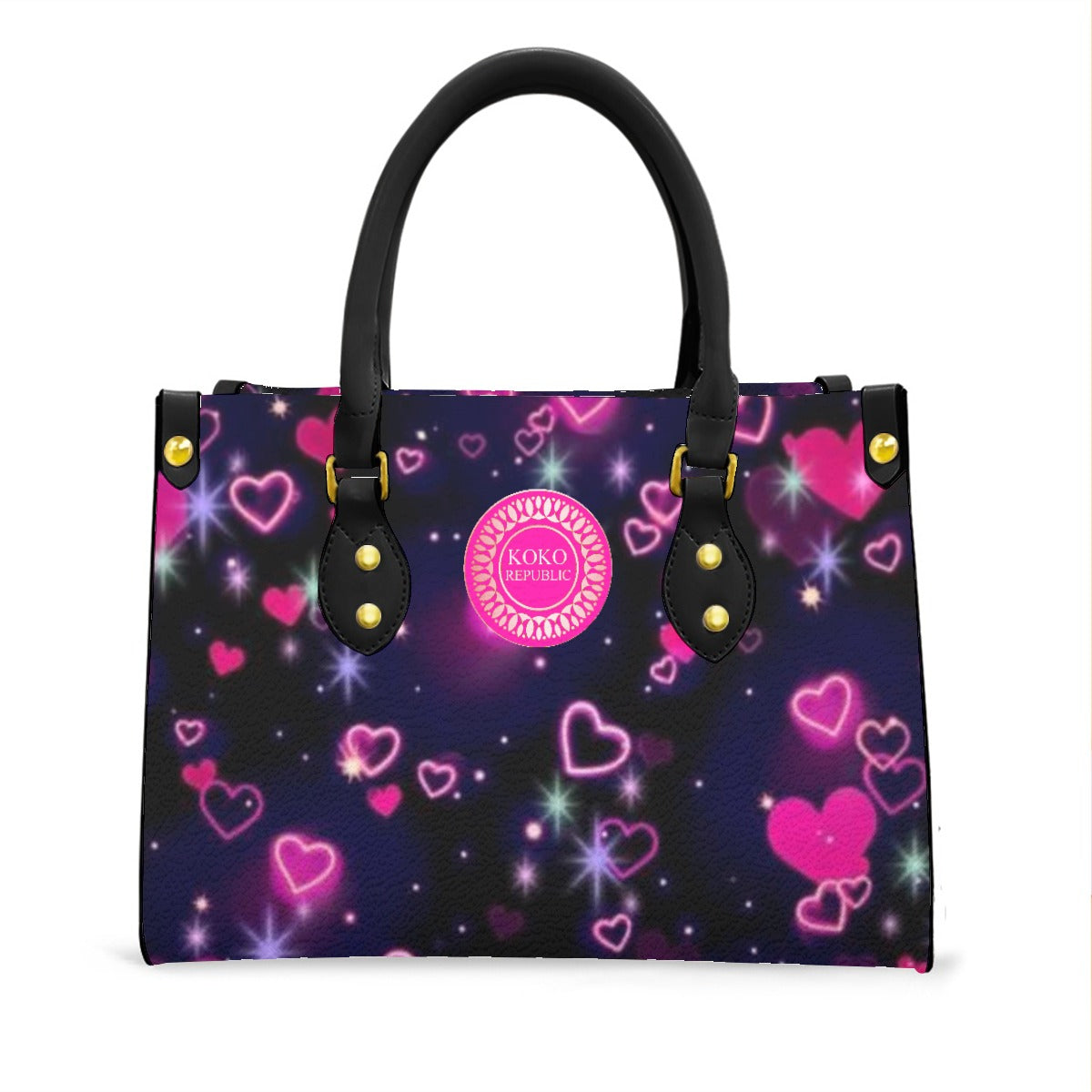 kokorepublic Women's Tote Bag With Black Handle