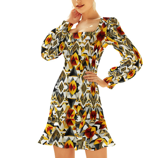 kokorepublic Women's Ruffle Hem Skinny Dress