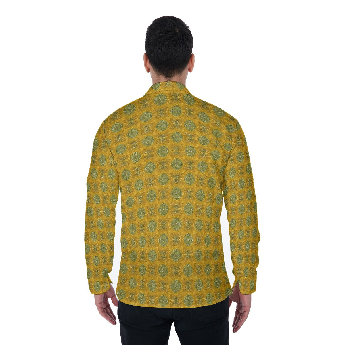 kokorepublic Print Men's Long Sleeve Shirt