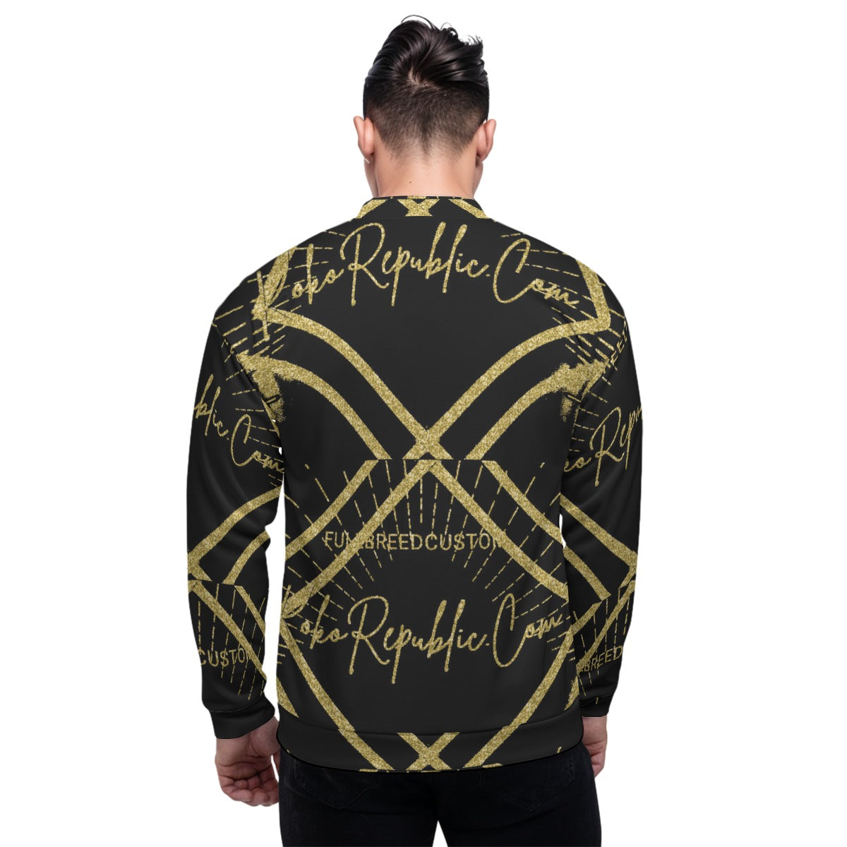 kokorepublic Print Unisex Bomber Jacket