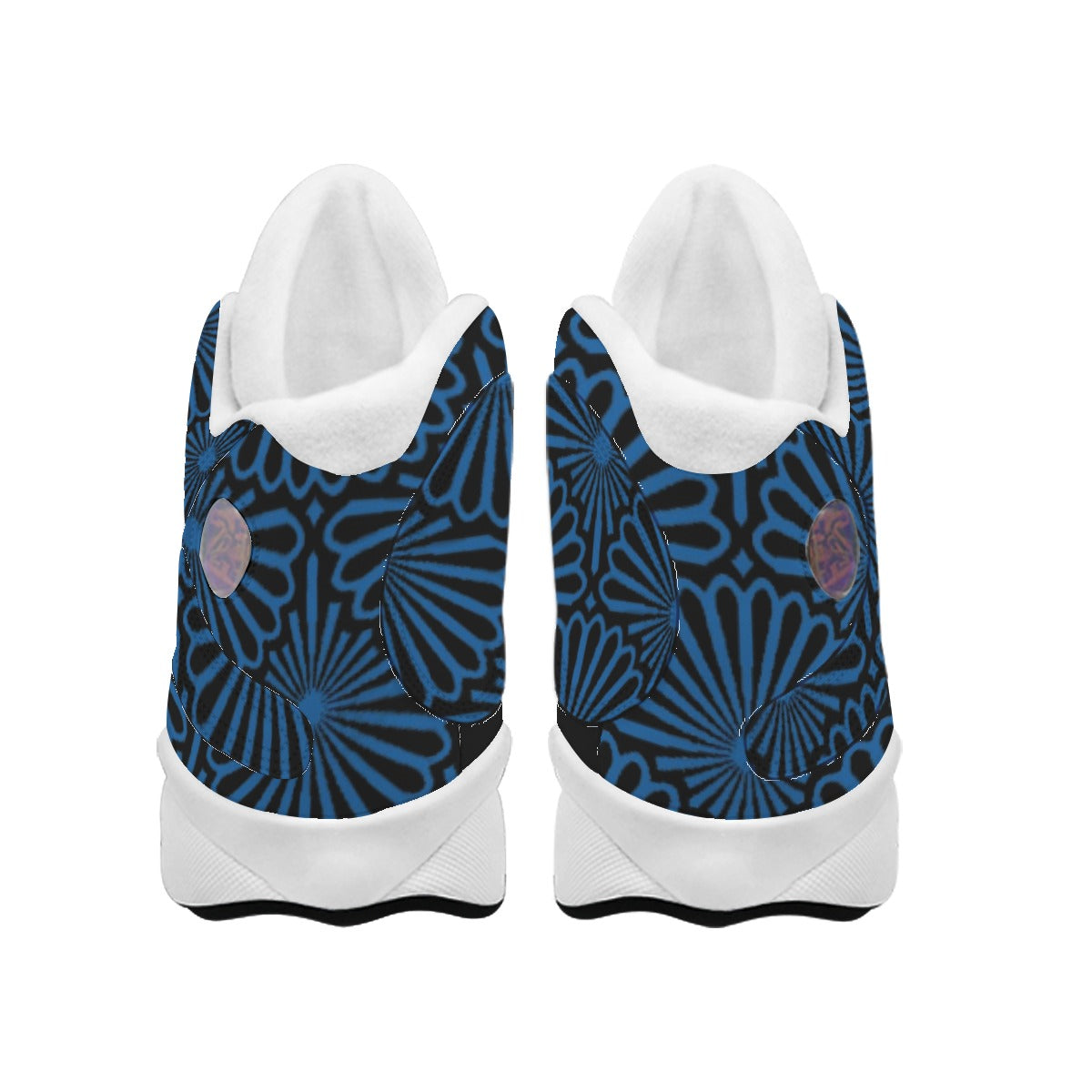 Kokorepublic Men's Curved Basketball Shoes With Thick Soles