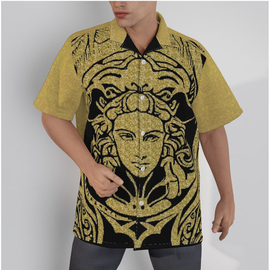 Kokorepublic Men's Hawaiian Shirt With Button Closure