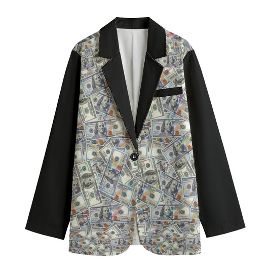 All-Over Print Women's Leisure Blazer