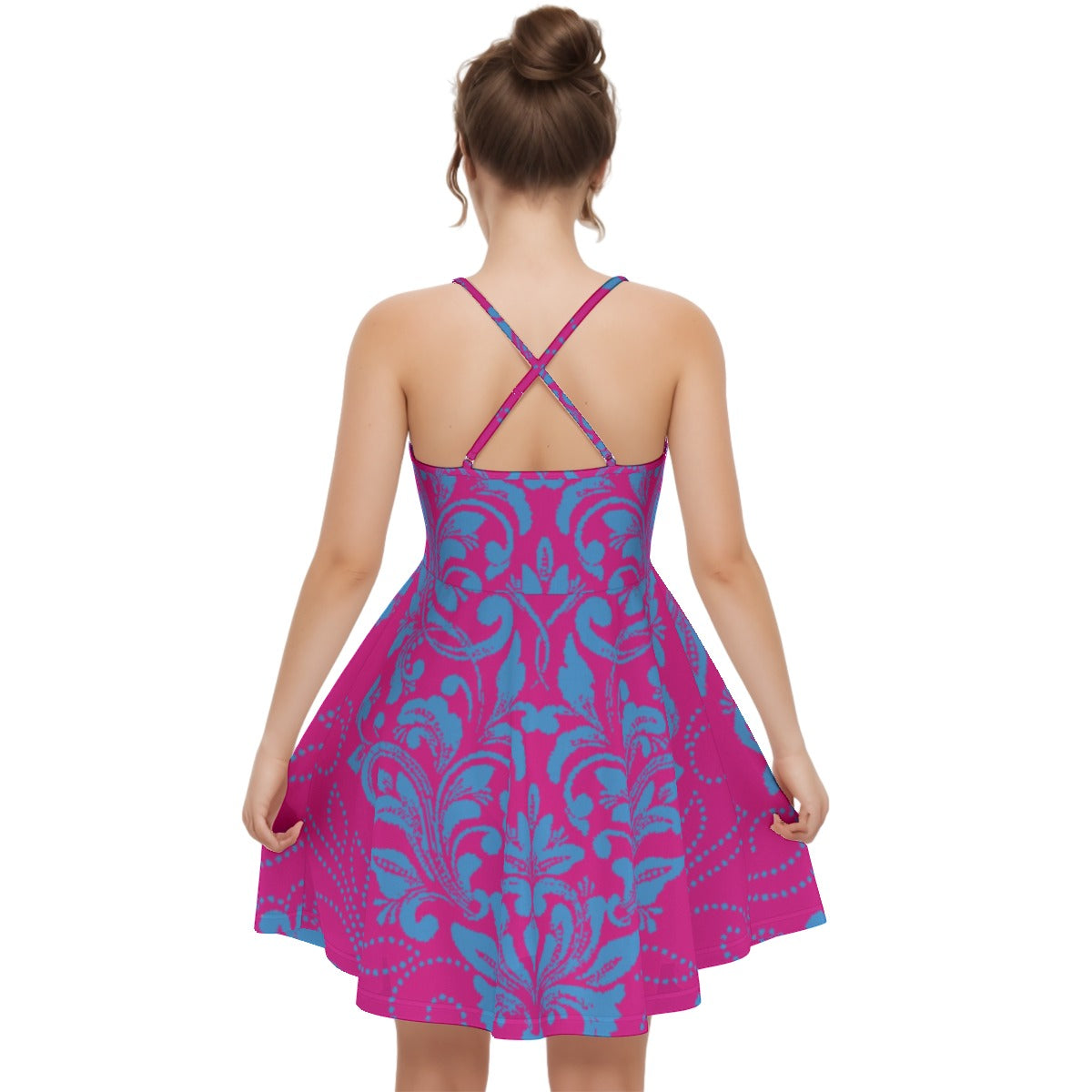 kokorepublic Print Women‘s Cross Cami Dress