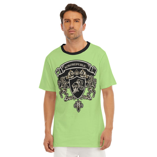 All-Over Print Men's O-Neck T-Shirt | 190GSM Cotton