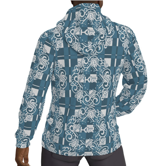 All-Over Print Men's Thicken Pullover Hoodie
