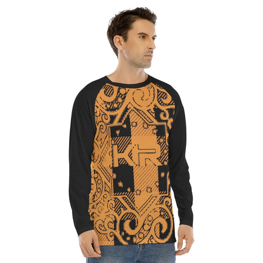 All-Over Print Men's Long Sleeve T-shirt With Raglan Sleeve