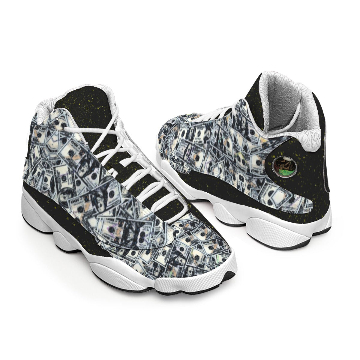 kokorepublic Men's Curved Basketball Shoes With Thick Soles