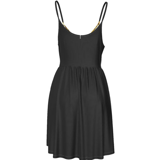 All-Over Print Women's Sling V-Neck Cross Dress