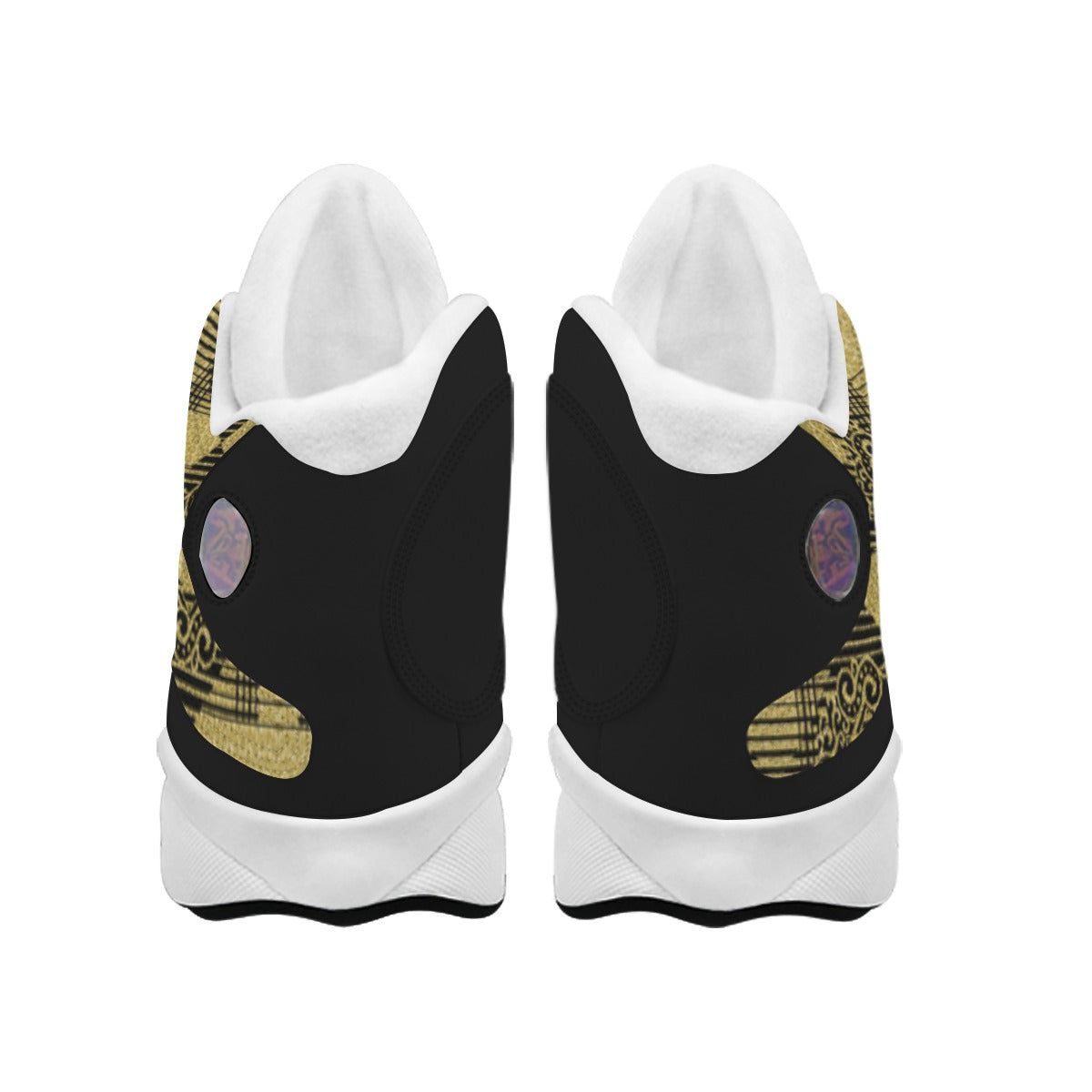 kokorepublic Men's Curved Basketball Shoes With Thick Soles