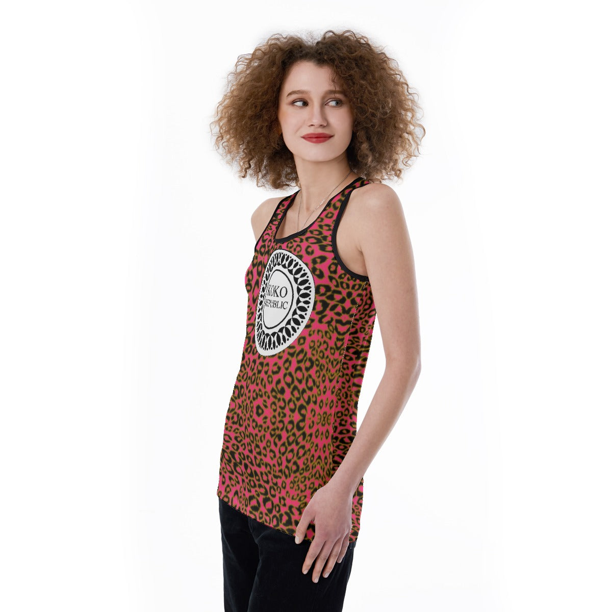 kokorepublic Print Women's Back Hollow Tank Top