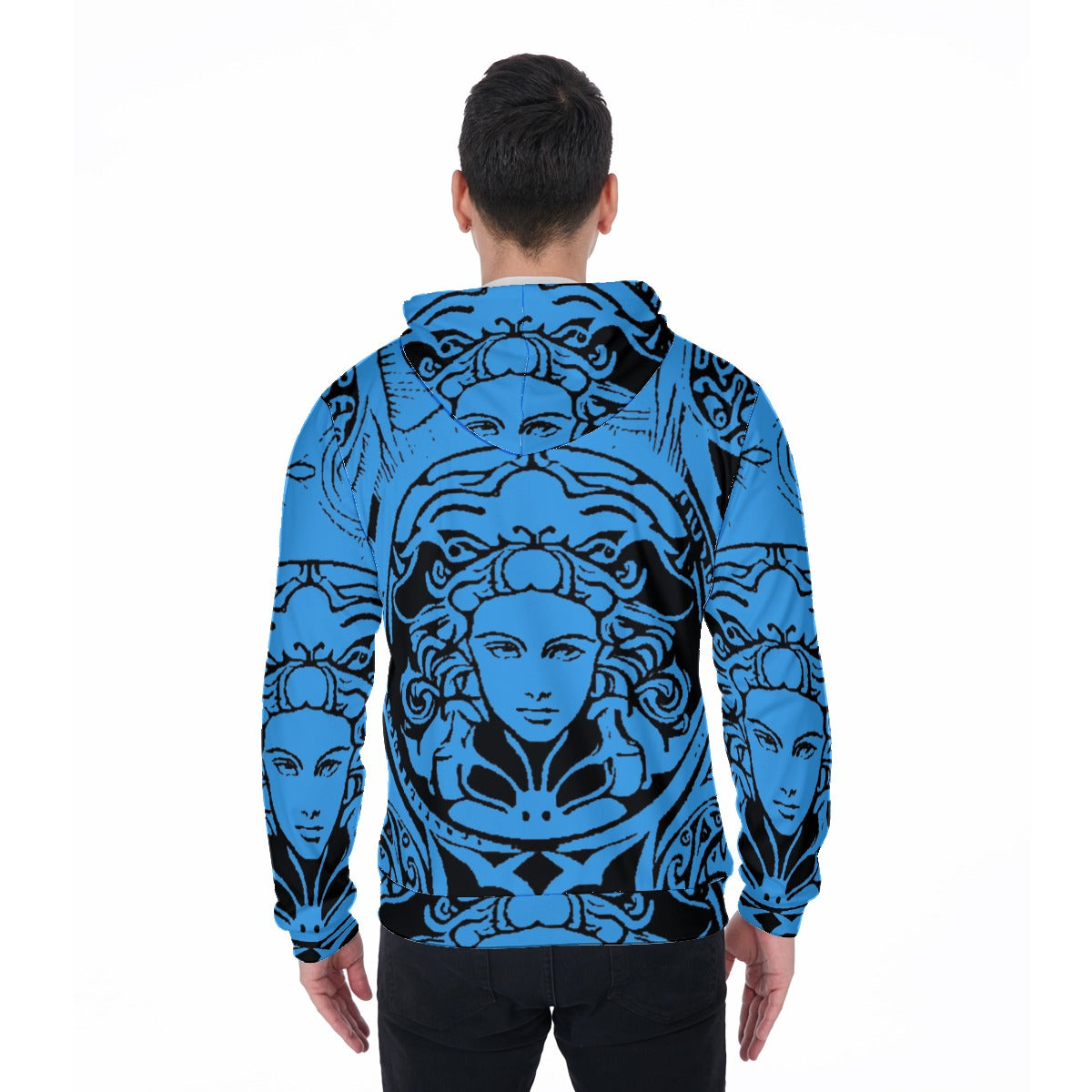 Kokorepublic  Men's Heavy Fleece Zip Up Hoodie