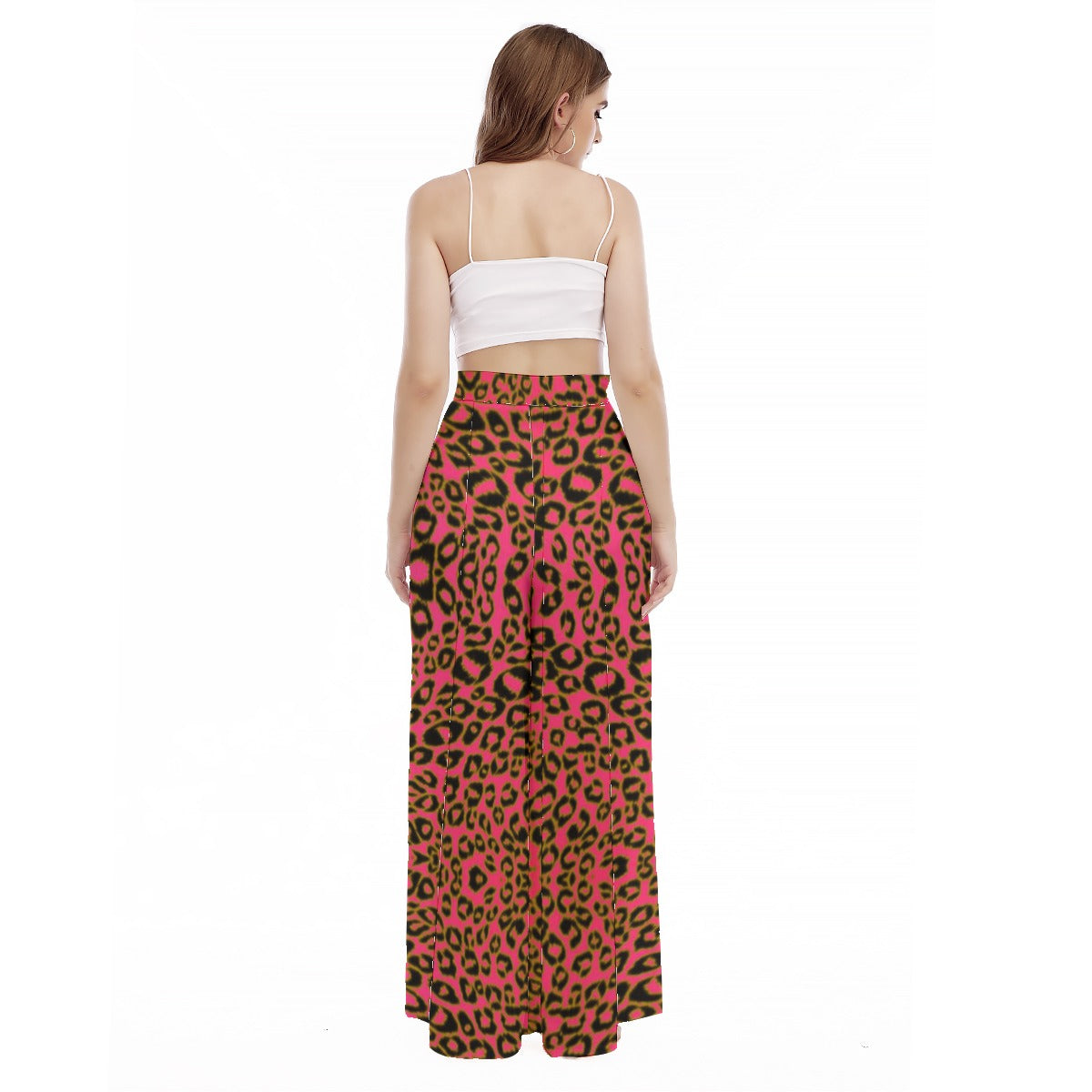 kokorepublic Print Women's High Waist Wide Leg Trousers