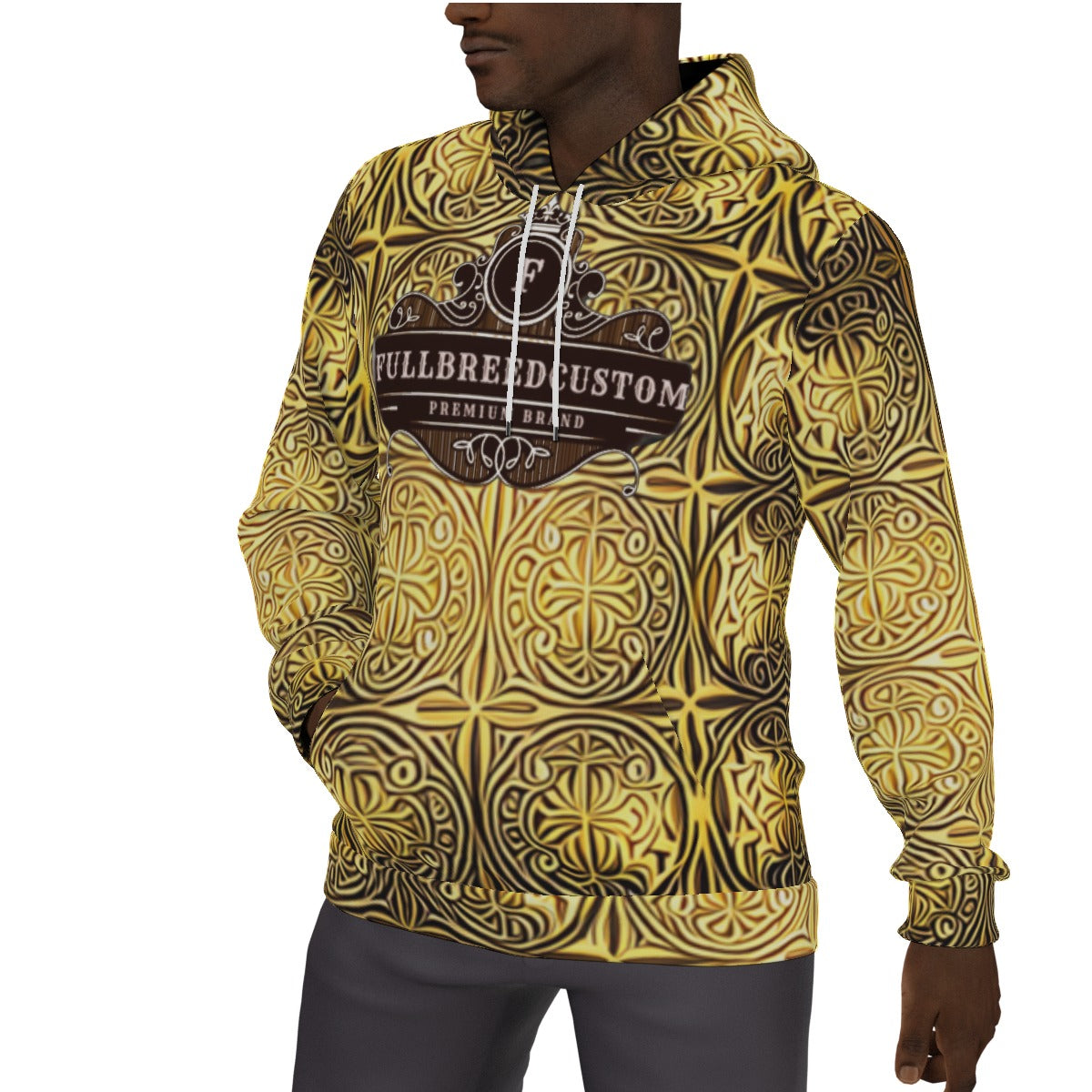 kokorepublic      All-Over Print Men's Thicken Pullover Hoodie