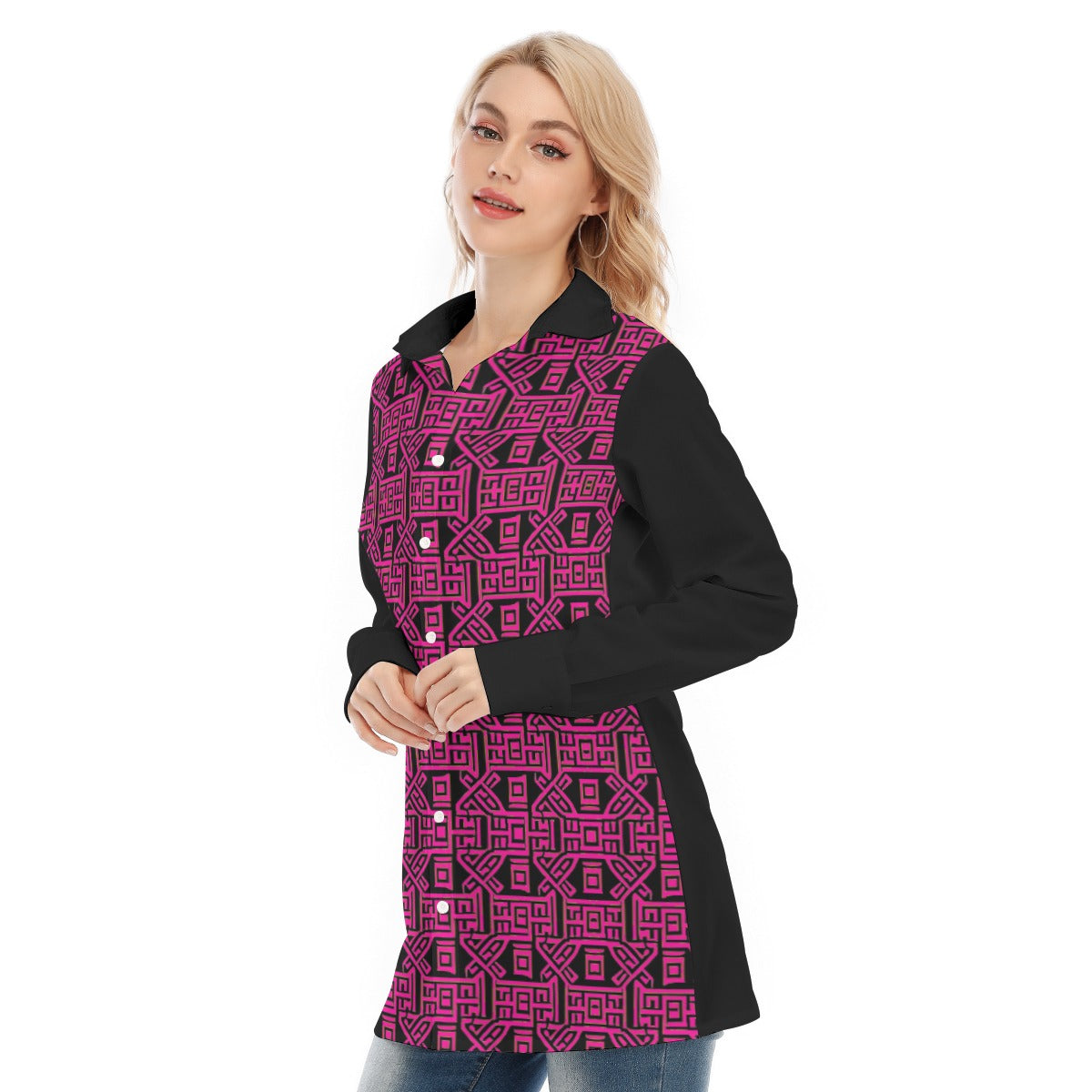 kokorepublic Print Women's Long Shirt