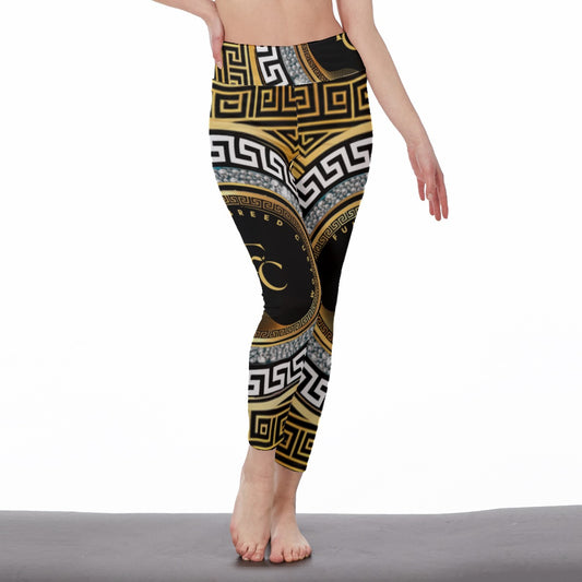 kokorepublic Print Women's High Waist Leggings | Side Stitch Closure