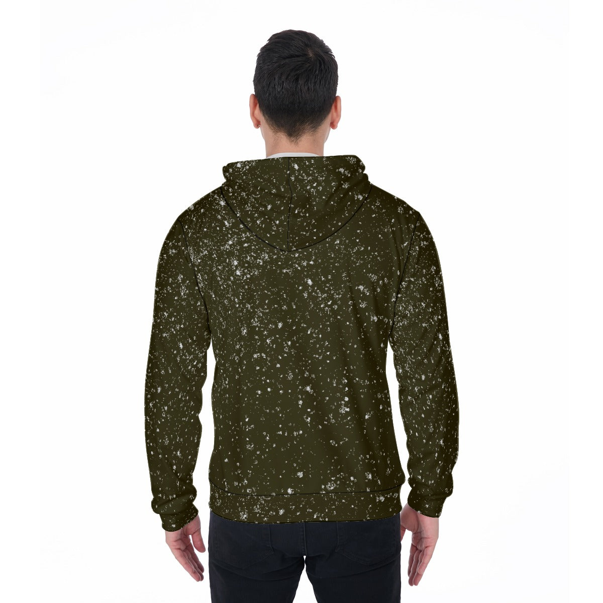 kokorepublic Men's Heavy Fleece Zip Up Hoodie