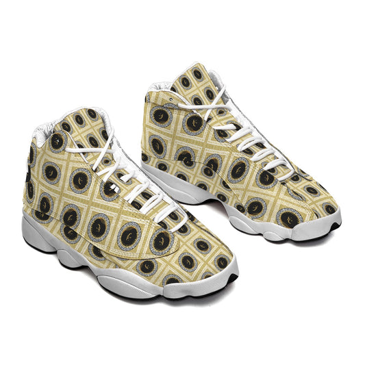 kokorepublic Men's Curved Basketball Shoes With Thick Soles