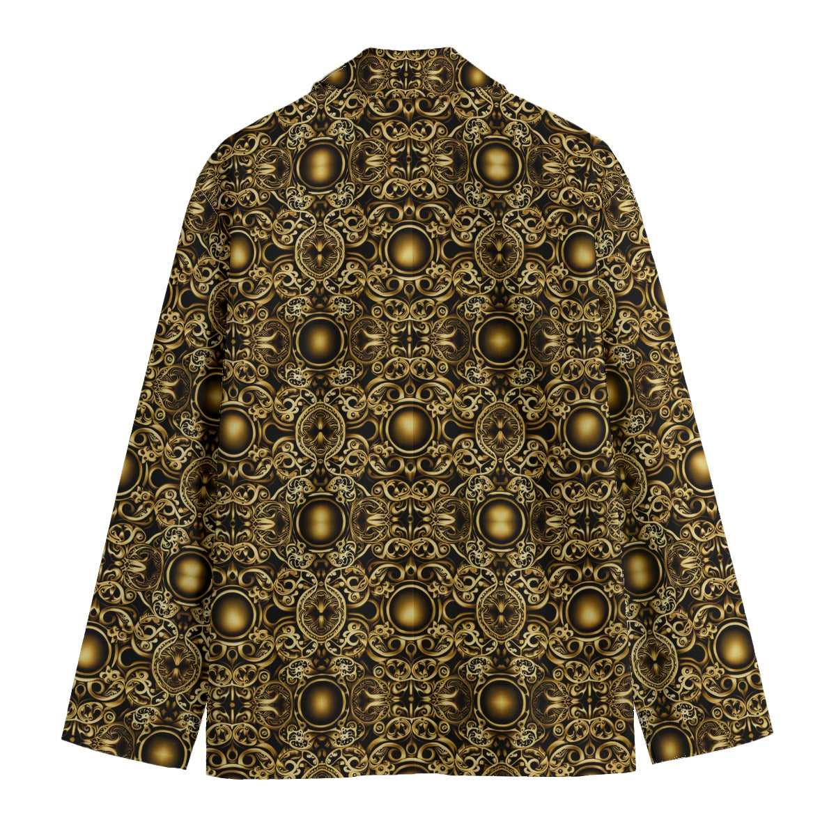 kokorepublic Print Men's Casual Flat Lapel Collar Blazer | 245GSM Cotton